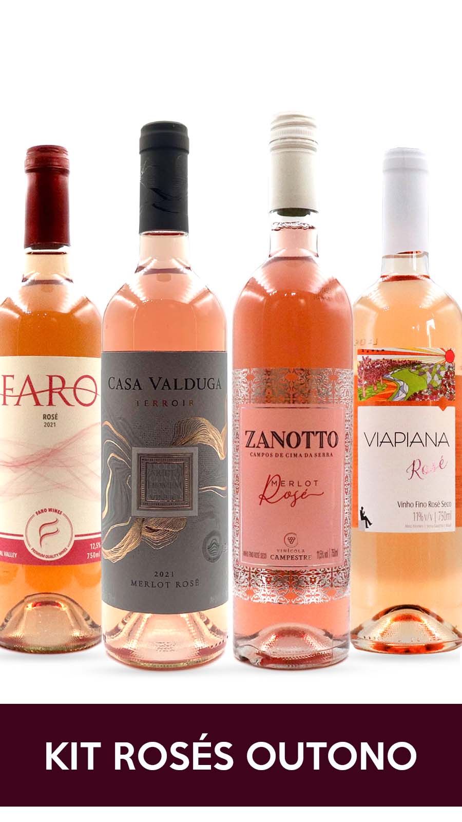 imagem KIT DE VINHOS ROSÉS OUTONO CURTIWINE