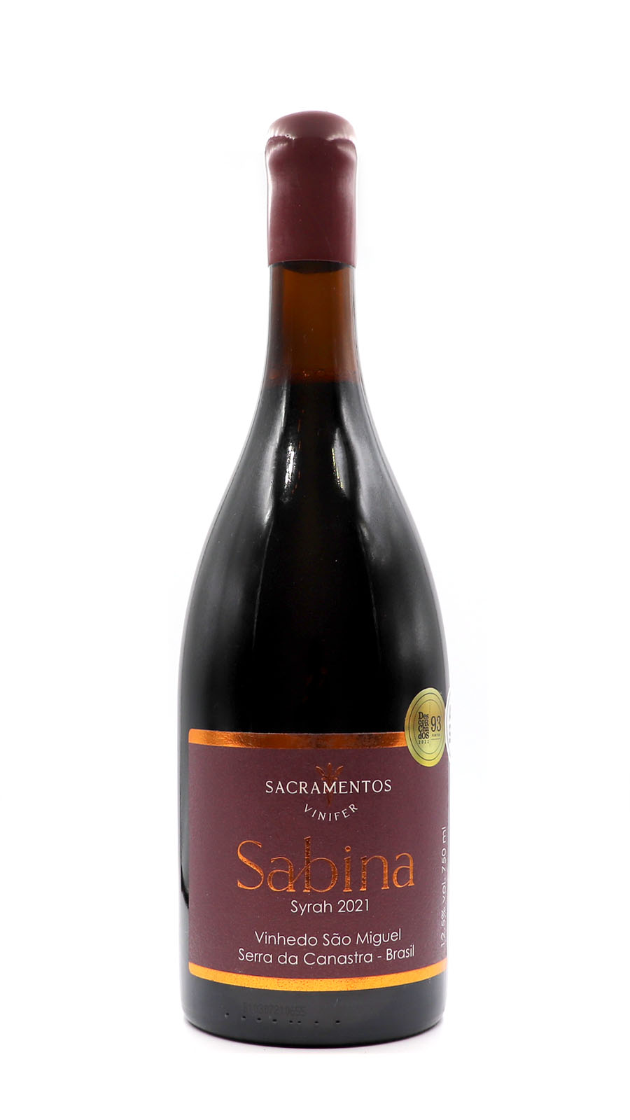 imagem Vinho Tinto Sacramentos Sabina Syrah 2022