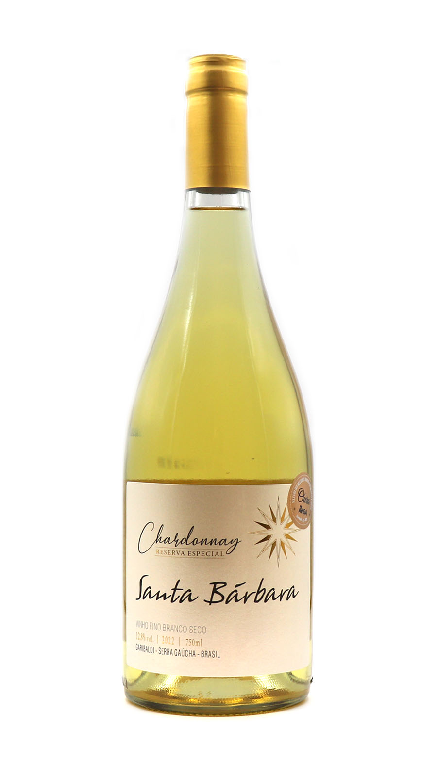 imagem Vinho Branco Santa Bárbara Chardonnay Reserva Especial