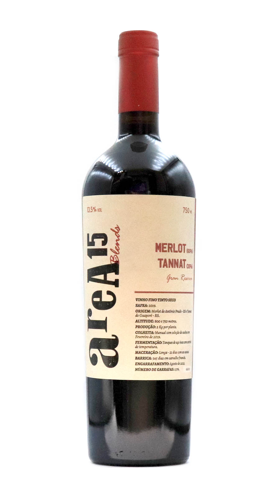 imagem Vinho Tinto Área 15 Gran Reserva