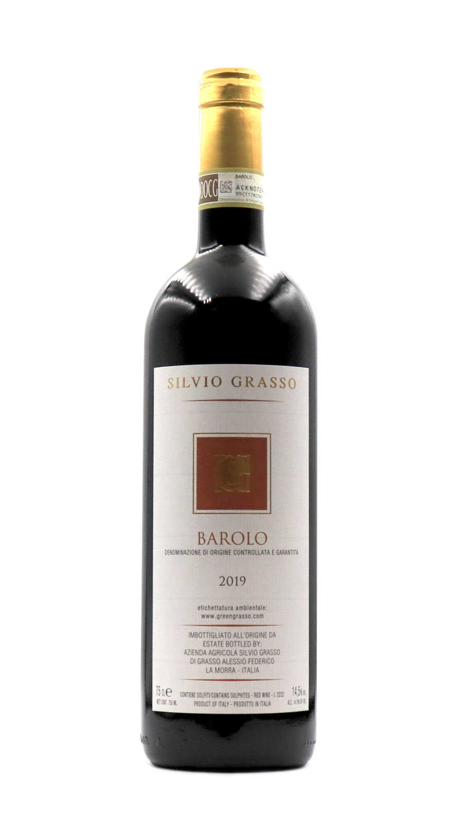 imagem Vinho Fino Tinto Barolo Silvio Grasso Piemente