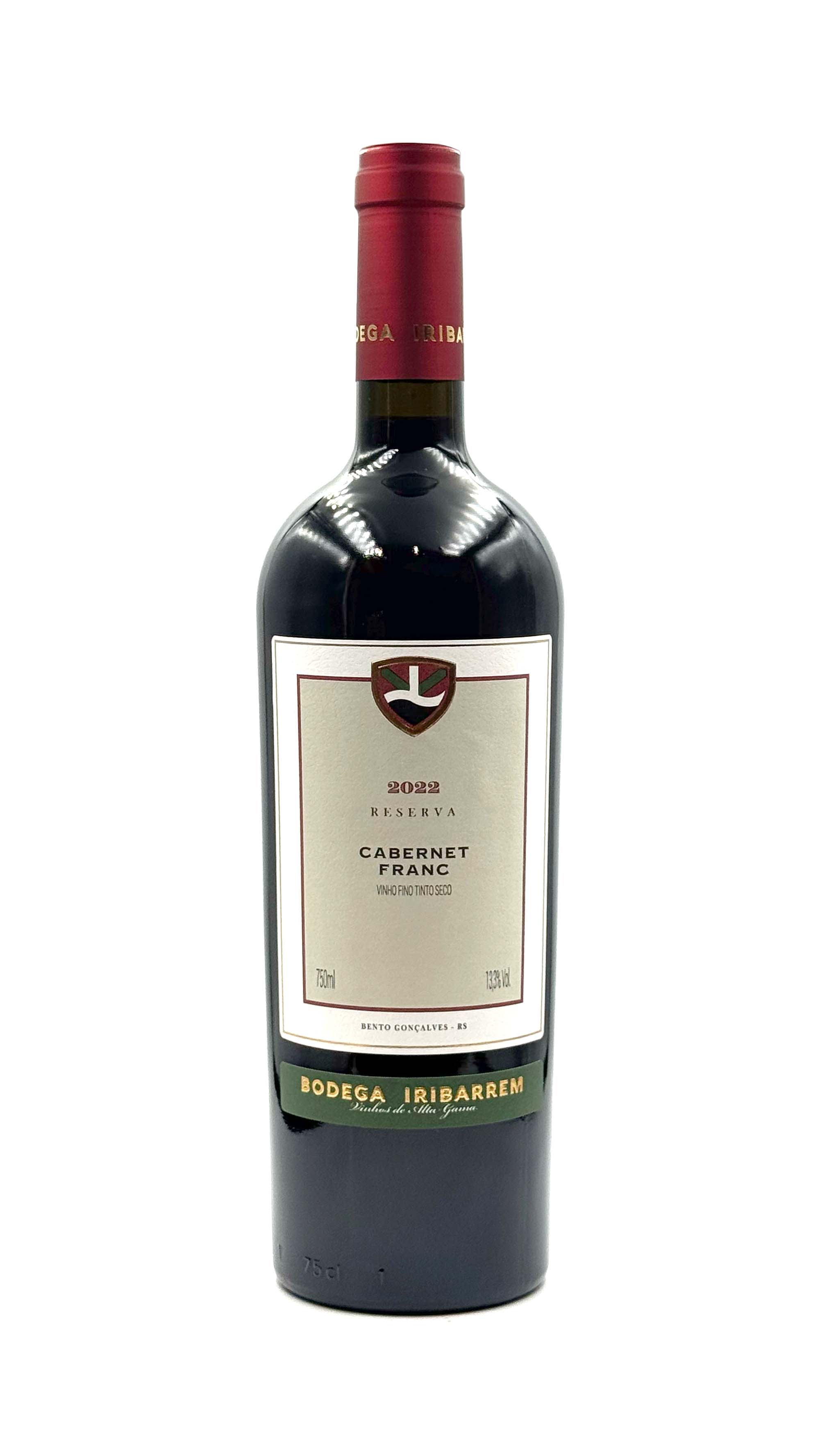 imagem Vinho Tinto Iribarrem Cabernet Franc Reserva