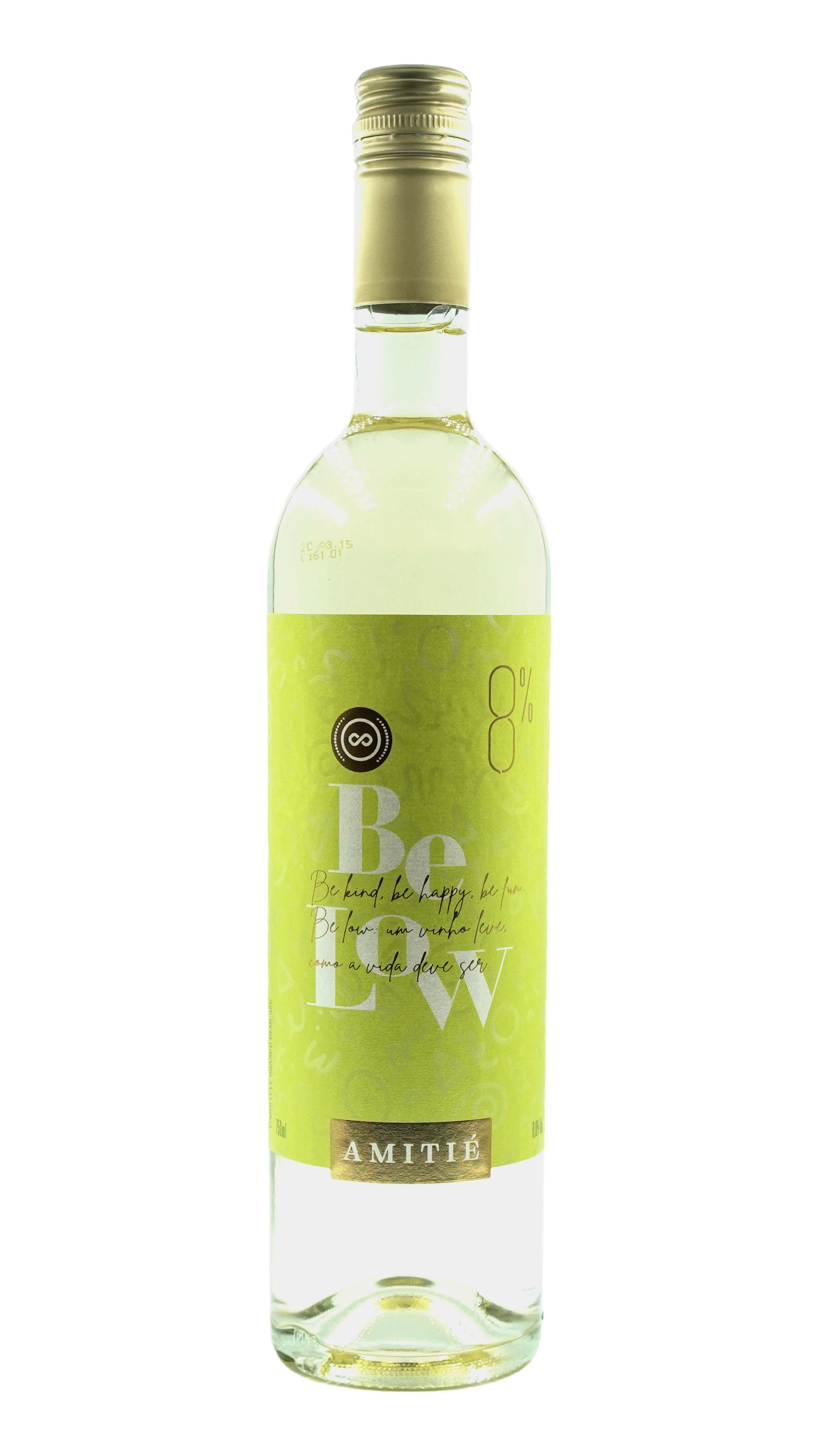 imagem Vinho Leve Branco Demi-Sec Amitié BeLow