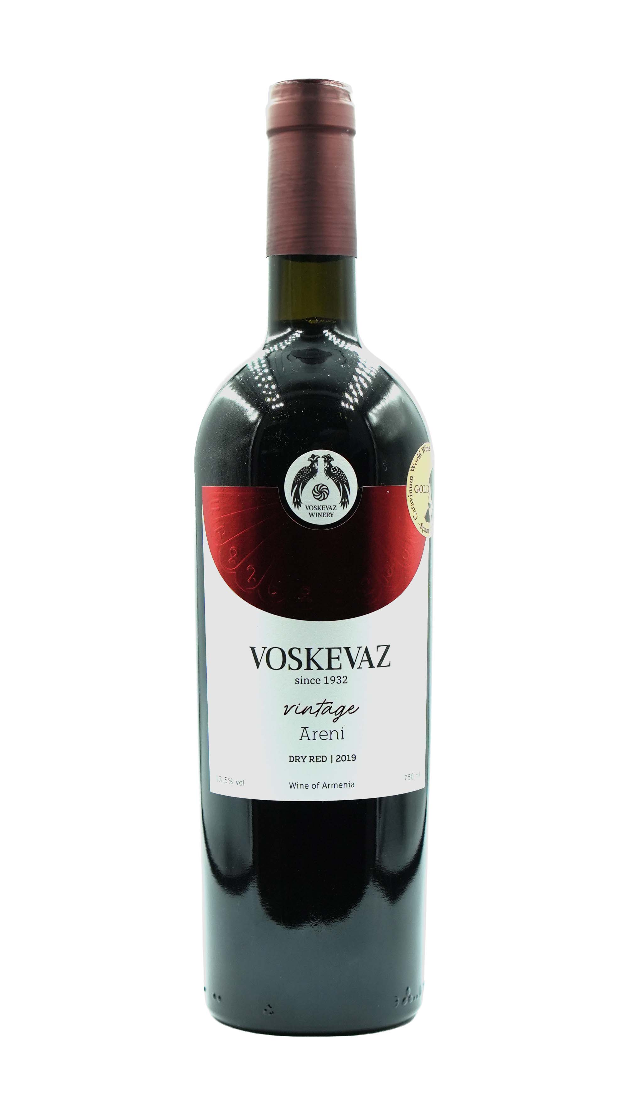 imagem Vinho Tinto Voskevaz Areni Vintage da Armênia