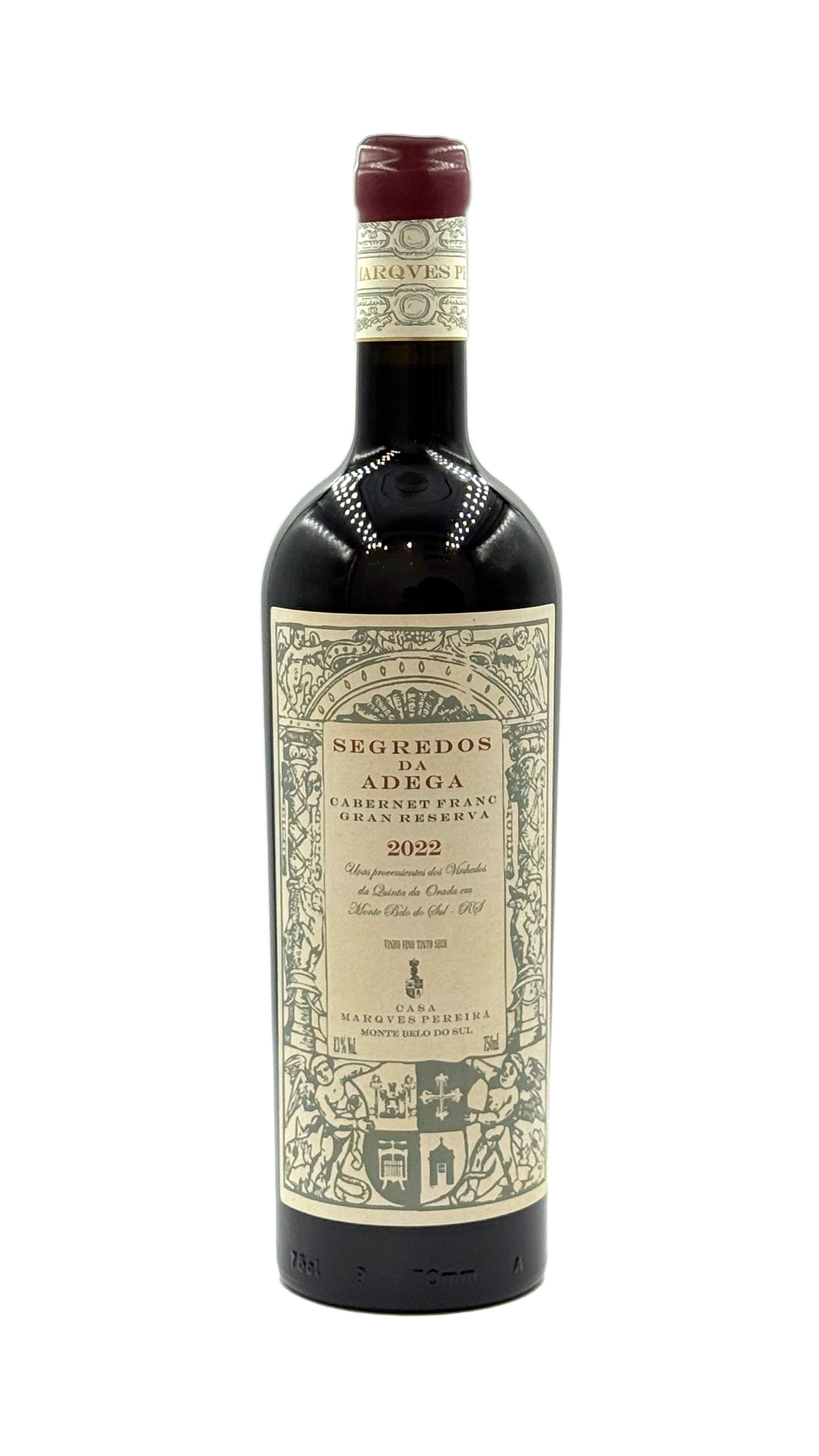 imagem Vinho Tinto Segredos da Adega Gran Reserva Cab. Franc