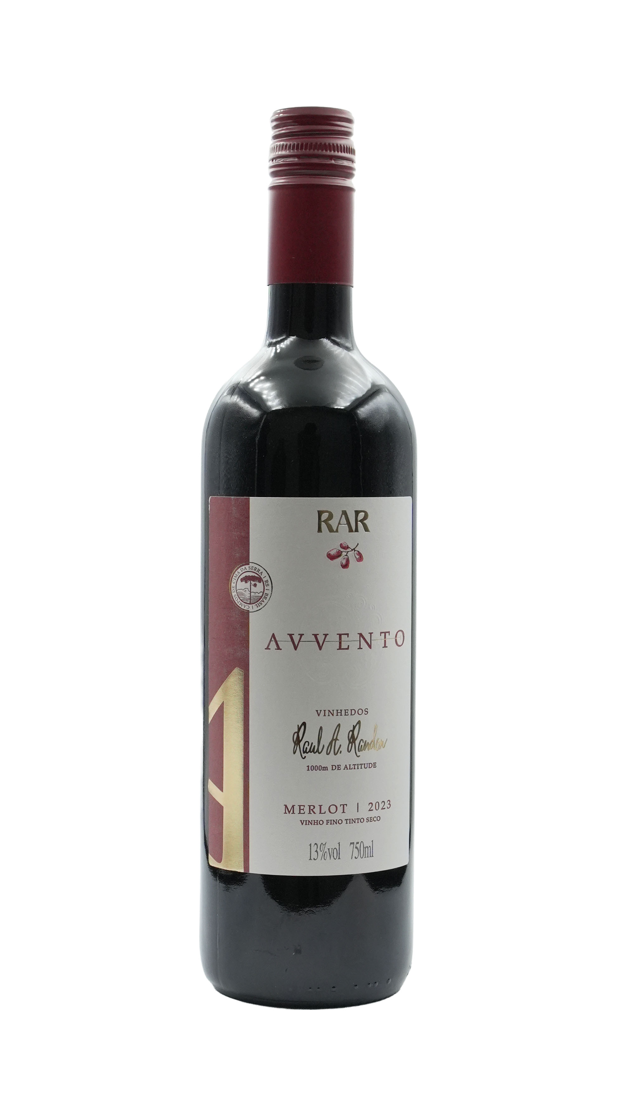imagem Vinho Tinto RAR Avvento Merlot