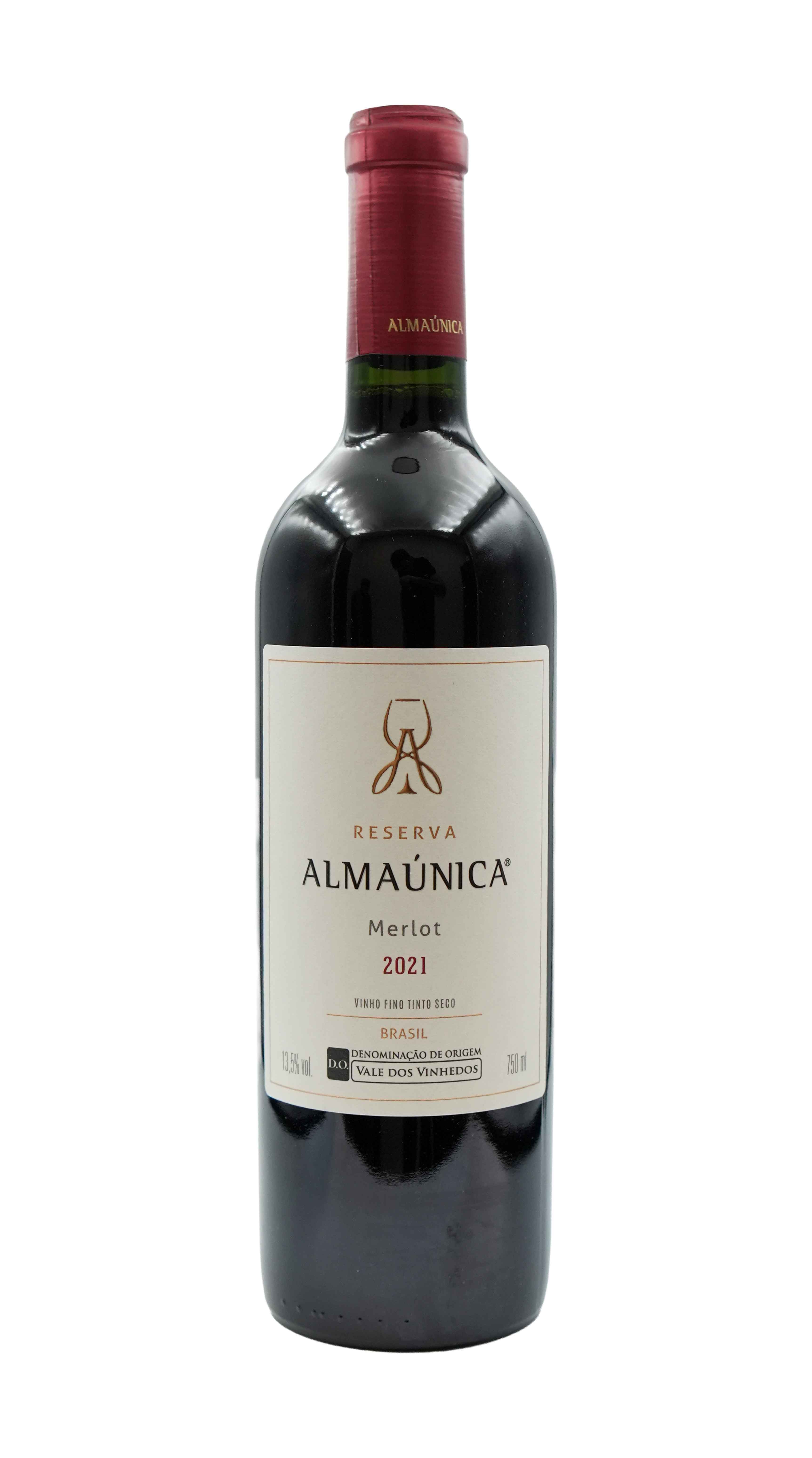 imagem Vinho Tinto Reserva Merlot Almaúnica