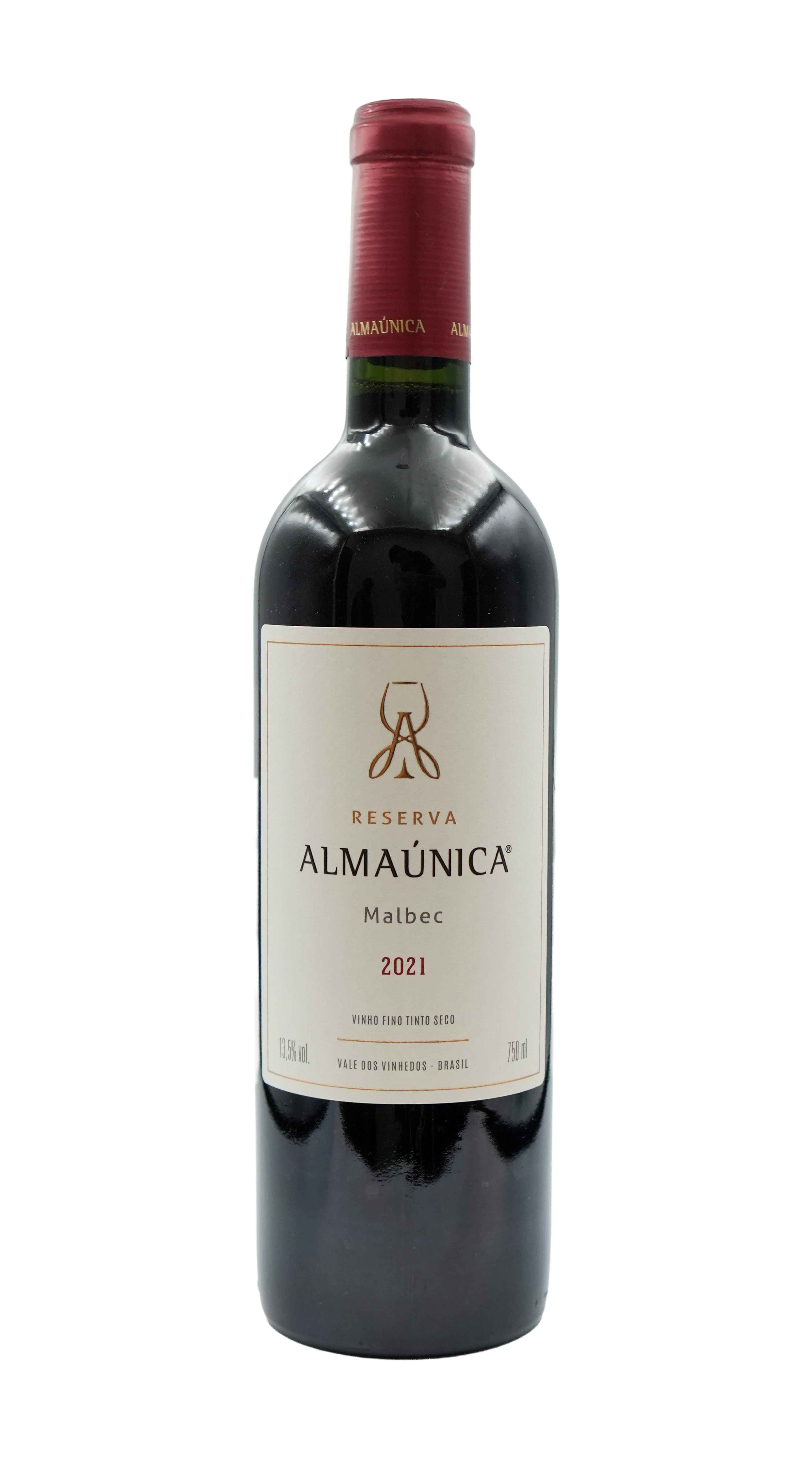 imagem Vinho Tinto Reserva Malbec Almaúnica