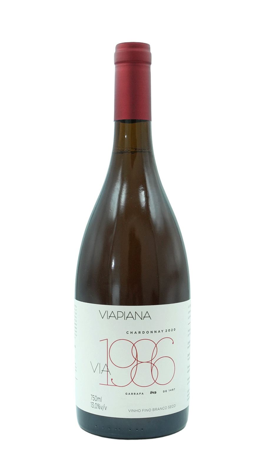 imagem Vinho Branco Viapiana Via 1986 Chardonnay 2020