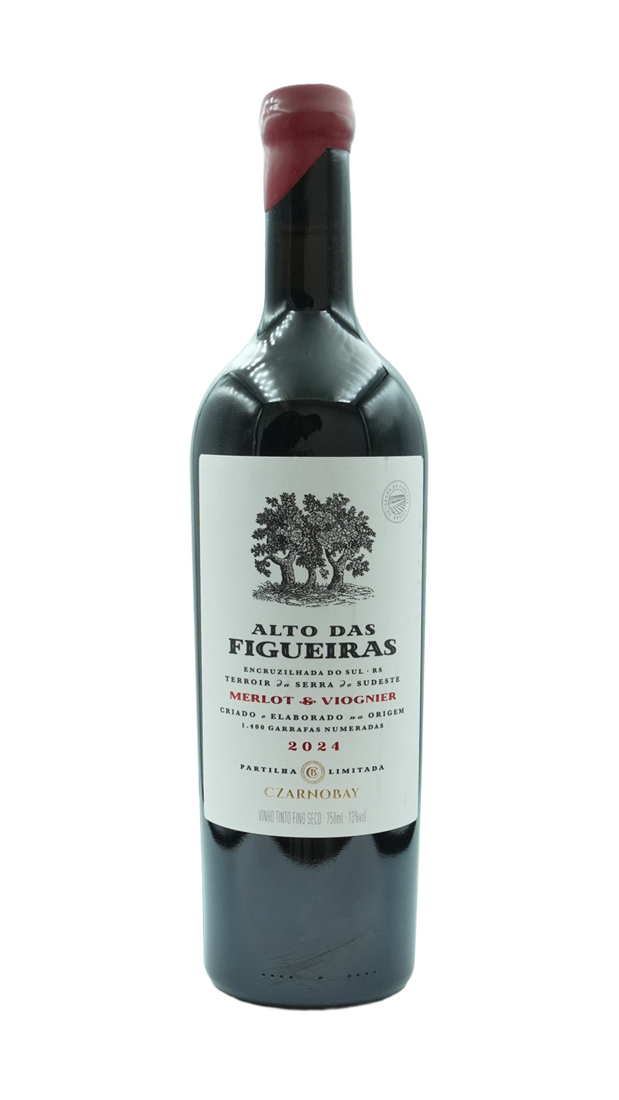 imagem Vinho Tinto Czarnobay Alto das Figueira Merlot & Viognier